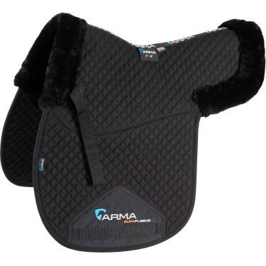 Mantilla Numnah SupaFleece Performance Shires Negro