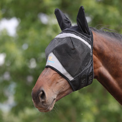 Máscara antimoscas Shires FlyGuard Pro de malla fina con orejas Jais