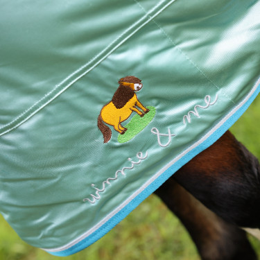 Manta antimoscas integral Shires Winnie & Me Azul Manta antimoscas integral Shires Winnie & Me Azul