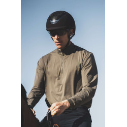 Casco Kask Dogma Chrome Flag Negro