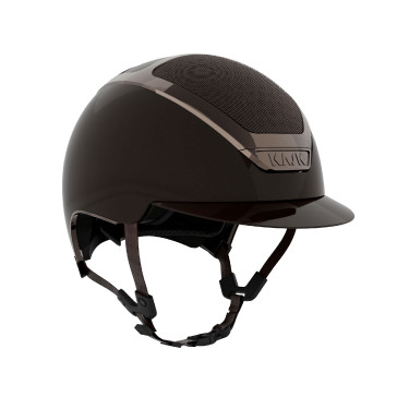 Casco Kask Dogma Pure Shine con barboquejo marrón claro Marrón espresso Marr&amp;amp;amp;oacute;n