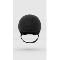 Casco Kask Kooki barboquejo marrón claro Negro mate