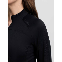 Capa base LeMieux de manga larga Airflow para mujer Negro
