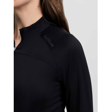 Capa base LeMieux de manga larga Airflow para mujer Negro