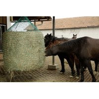 Red para heno de pacas redondas Kerbl Verde