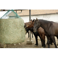 Red para heno de pacas redondas Kerbl Verde