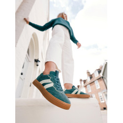 Zapatillas LeMieux Stockbridge de serraje Selva Verde