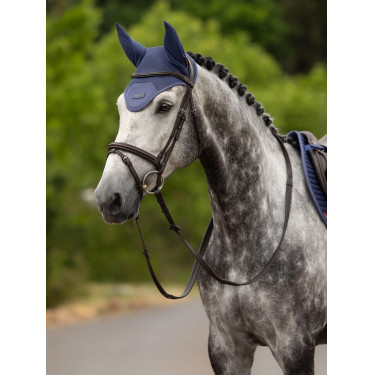Capucha antimoscas LeMieux Air-Tek de tejido de malla Sombra Azul