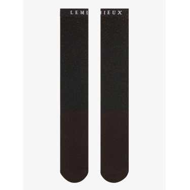 Calcetines de competición LeMieux Brilliance Café exprés Marr&amp;amp;amp;oacute;n