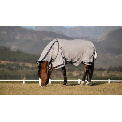 Manta antimoscas LeMieux Kudos Gladiator Gris