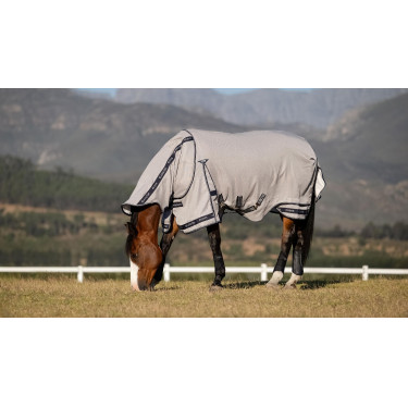Manta antimoscas LeMieux Kudos Gladiator Gris