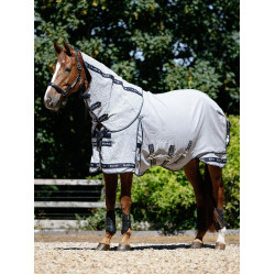 Manta antimoscas LeMieux Kudos Gladiator Gris
