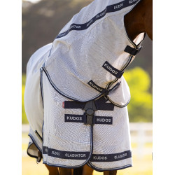 Manta antimoscas LeMieux Kudos Gladiator Gris