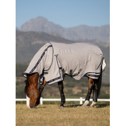 Manta antimoscas LeMieux Kudos Gladiator Gris