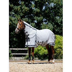 Manta antimoscas LeMieux Kudos Gladiator Gris