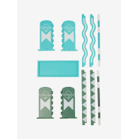 Conjunto de saltos LeMieux Toy Pony Azur / salvia / blanco
