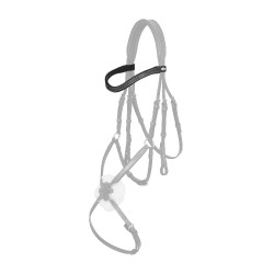 Frontal LeMieux Arika Contrast curvado Negro / plata