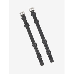 Montantes LeMieux Hunter cosidos Negro / plata