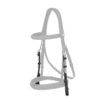 Montantes LeMieux Hunter cosidos Negro / plata