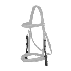 Montantes LeMieux Hunter cosidos Negro / plata