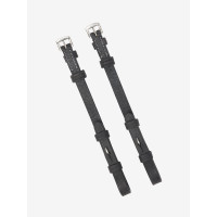 Montantes LeMieux Hunter cosidos Negro / plata