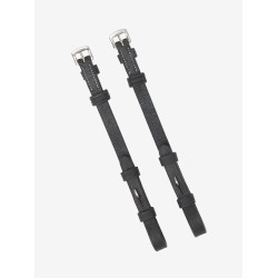 Montantes LeMieux Hunter cosidos Negro / plata