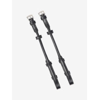 Montantes LeMieux enrollados Kudos Negro / plata