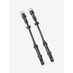 Montantes LeMieux enrollados Kudos Negro / plata