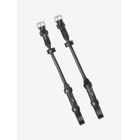 Montantes LeMieux enrollados Kudos Negro / plata