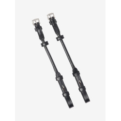 Montantes LeMieux enrollados Kudos Negro / plata