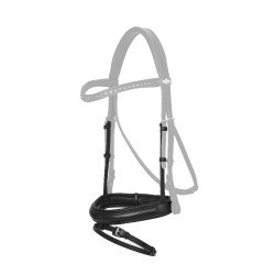 Muserola LeMieux Arika Dressage Negro / plata