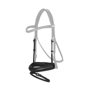 Muserola LeMieux Arika Dressage Negro / plata