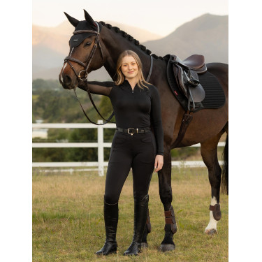 Pantalón de equitación LeMieux con culera de silicona Cami Sculpt para mujer Negro