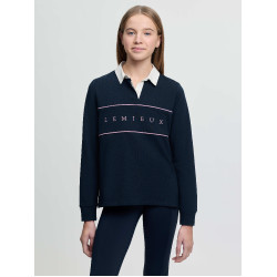 Polo de rugby LeMieux Young Rider Riley Marino Azul marino