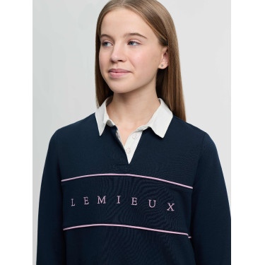Polo de rugby LeMieux Young Rider Riley Marino Azul marino