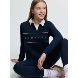 Polo de rugby LeMieux Young Rider Riley Marino Azul marino