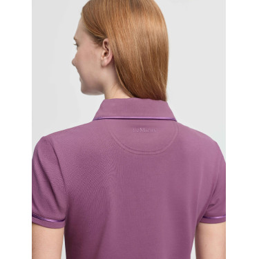 Polo LeMieux Pixie mujer manga corta Malva