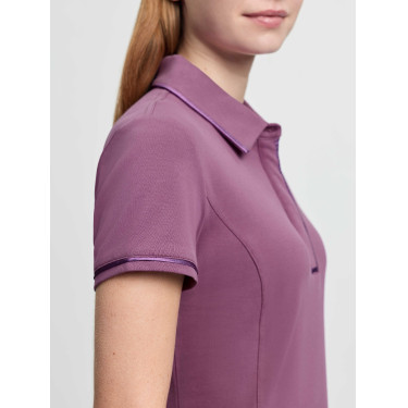 Polo LeMieux Pixie mujer manga corta Malva
