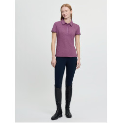 Polo LeMieux Pixie mujer manga corta Malva