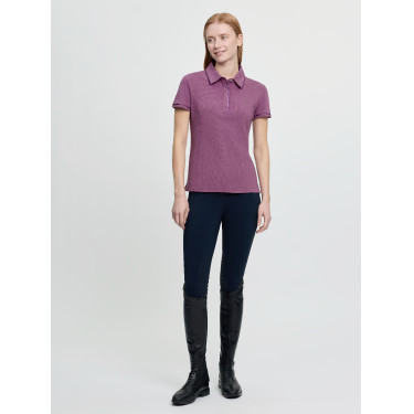 Polo LeMieux Pixie mujer manga corta Malva