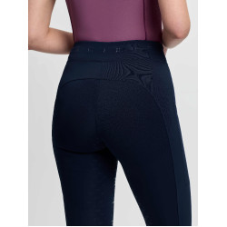 Leggings de equitación LeMieux con asiento parcial cruzado Simone mujer Marino Azul marino