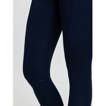 Leggings de equitación LeMieux con asiento parcial cruzado Simone mujer Marino Azul marino