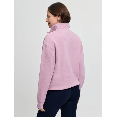 Jersey LeMieux de mujer con cuello con cremallera Kelsie Fondant