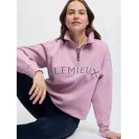 Jersey LeMieux de mujer con cuello con cremallera Kelsie Fondant
