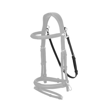 Cinta nasal LeMieux Clips aceitada Kudos Marrón / latón Marr&amp;amp;amp;oacute;n