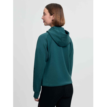 Sudadera con capucha LeMieux Nadine Airflow mujer Selva Verde Sudadera con capucha LeMieux Nadine Airflow mujer Selva Verde