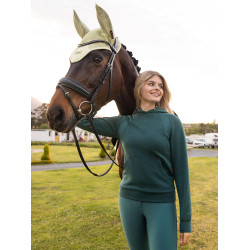 Sudadera con capucha LeMieux Nadine Airflow mujer Selva Verde Sudadera con capucha LeMieux Nadine Airflow mujer Selva Verde