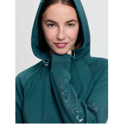 Sudadera con capucha LeMieux Nadine Airflow mujer Selva Verde Sudadera con capucha LeMieux Nadine Airflow mujer Selva Verde
