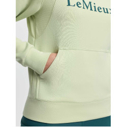 Sudadera con capucha LeMieux Young Rider Nancy Macarrón Verde Sudadera con capucha LeMieux Young Rider Nancy Macarrón Verde