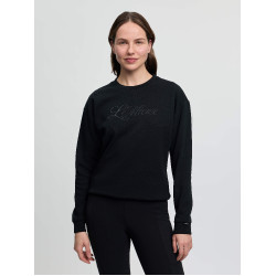 Sudadera con cuello redondo LeMieux Christina para mujer Negro